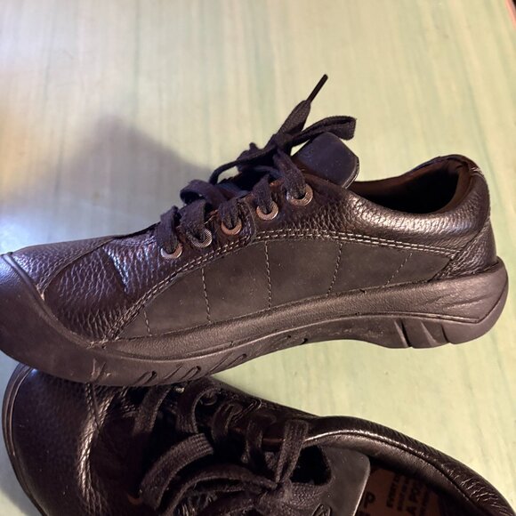 Womens Keen Black Leather Presidio Hiking Comfort Sneakers Size 8 1011400 - Picture 7 of 11